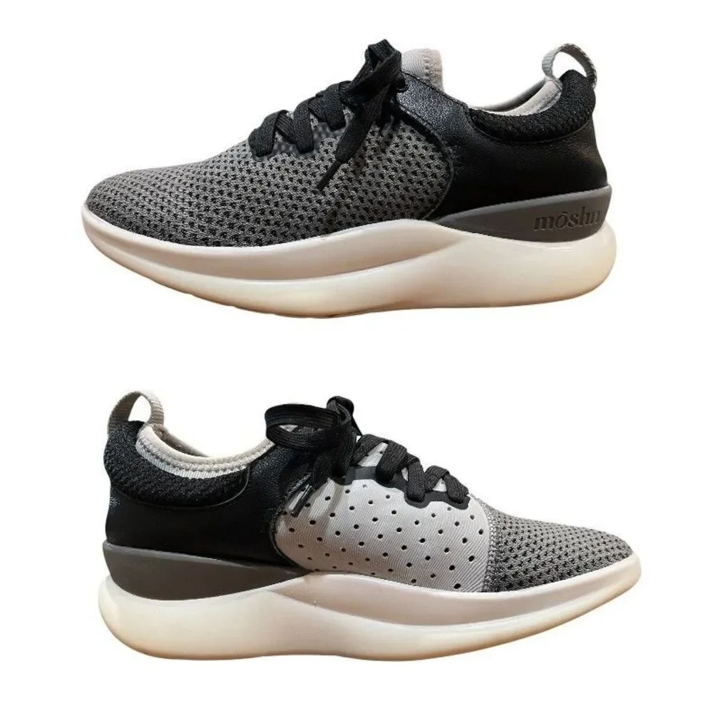 Moshn by Klogs Women's Rhythm Athletic Lace-up Sneakers  US 6.5  Nursing Shoes